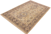 handmade Traditional Kafkaz Lt. Blue Drk. Gray Hand Knotted RECTANGLE 100% WOOL area rug 6 x 7